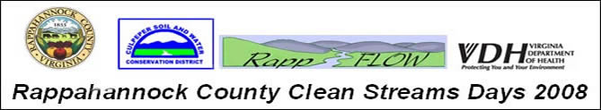 Rappahannock County Clean Streams Days 2008