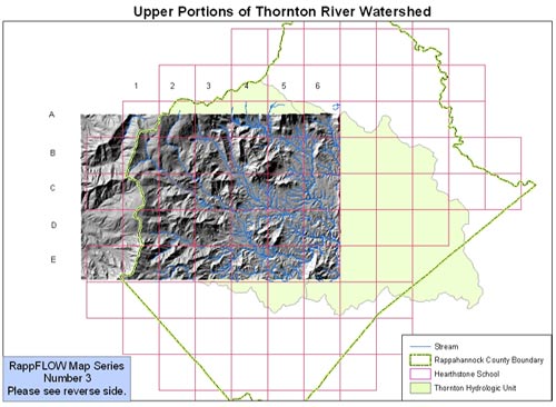 RappFLOW Map Series, No. 3, Upper Portions of Thornton River Watershed