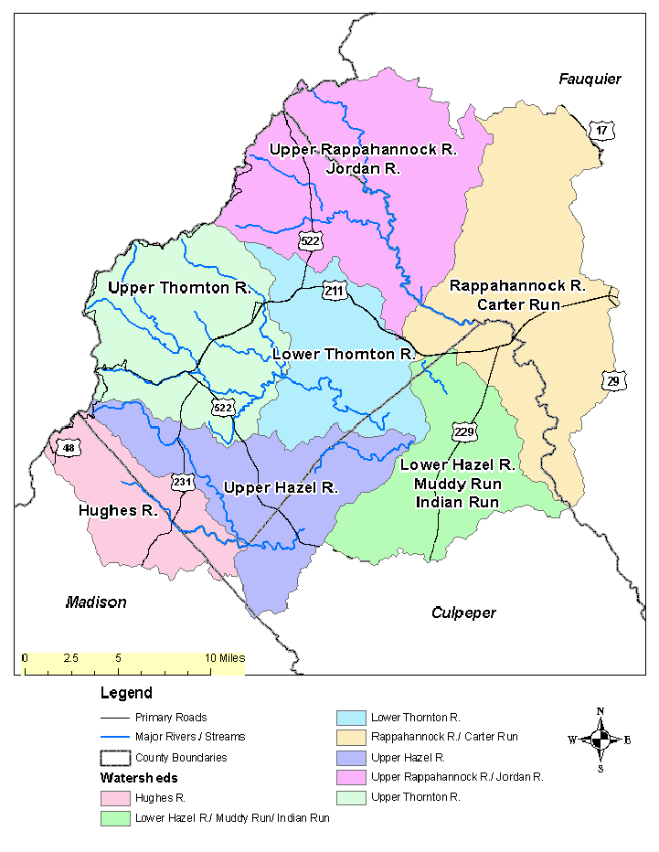 Rappahannock Watershed overview map