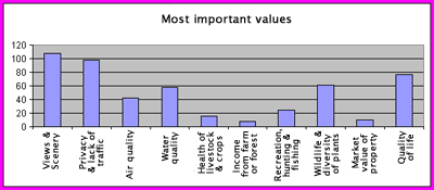 Most important values 